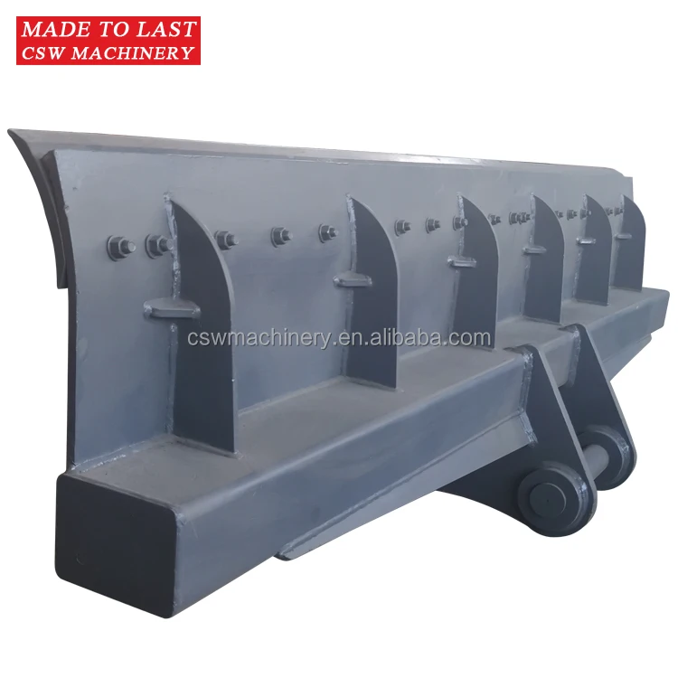 30 - 40 ton Excavator Tilt Grader Blade for Hitachi EX300 EX330 ZX350 Excavators Manual Grader Blades Customized Grader Beam