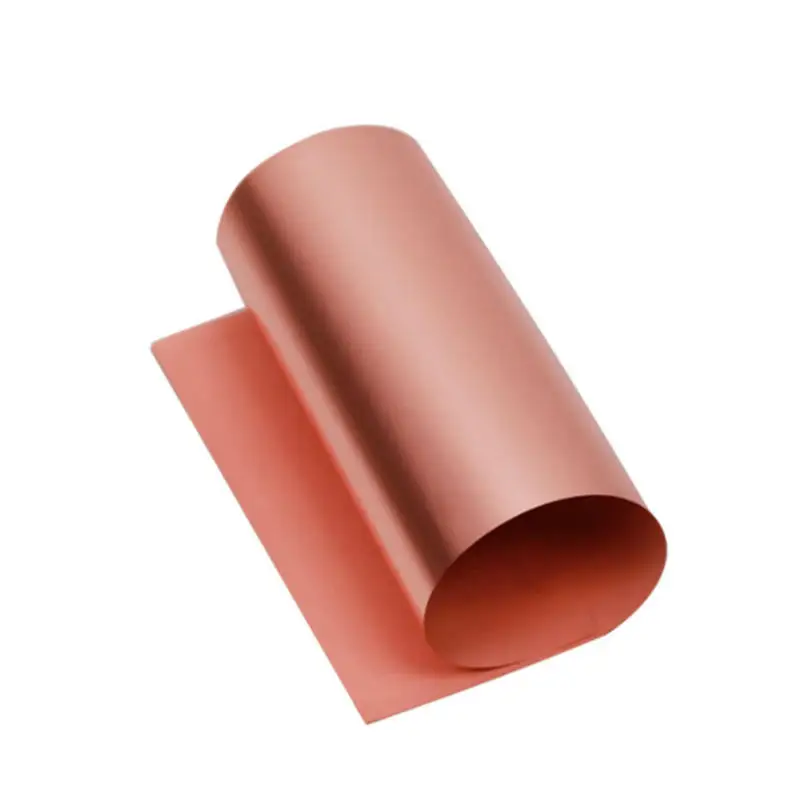 99.99% Copper Foil 0.1mm-10mm Copper Foil For Battery Copper Strip Coil Manufacturer