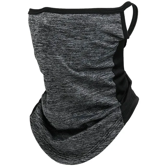 
Custom Outdoor Sport Sunscreen Ice Silk Mask Thin Bandanas with ear loop full face tube scarf Neck Gaiter motorcycle balaclava 