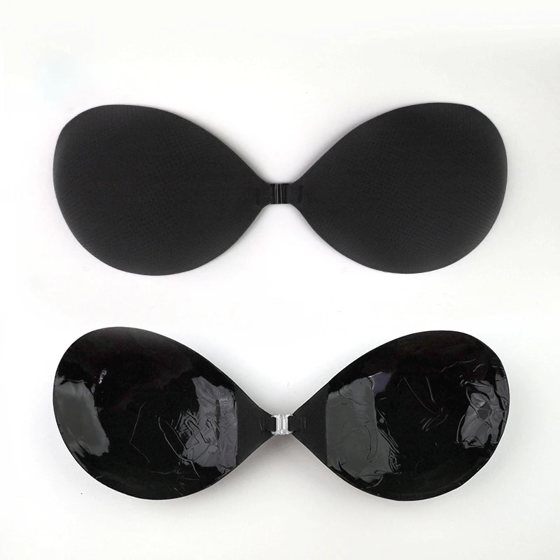 New China Manufacturer Invisible Fabric Cover Thick Silicone Strapless U-Shaped Seamless Bra