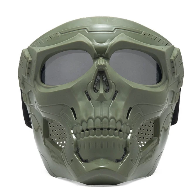 Motorcycle Face Mask Full Face Dirt Bike Goggles Motocross Racing Halloween Messenger Mask Motorcycle Goggles Mask