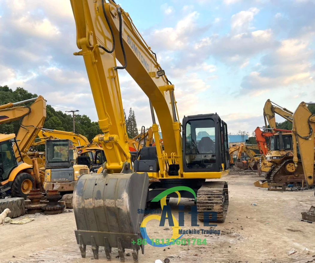 Used SUMITOM O SH210 excavator japan original hydraulic 20 ton excavator on sell