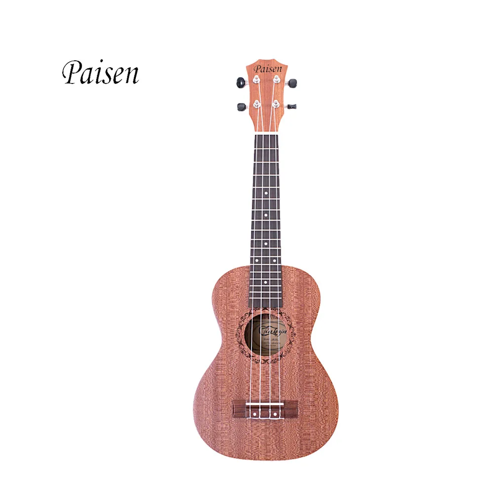 Paisen Mini Guitars Concert Ukulele 23 inch Mahogany Ukulele Bass Customized