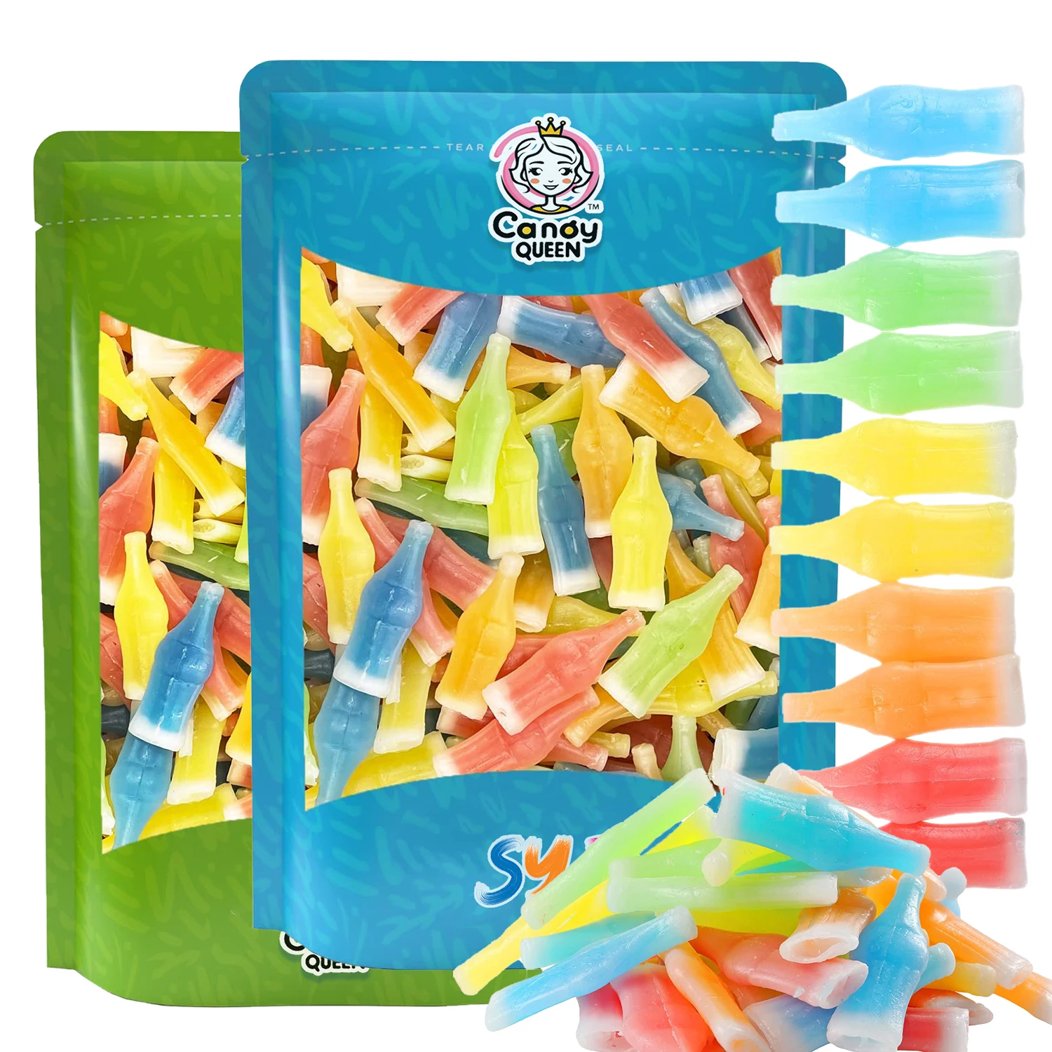 HACCP/BRC certificate wholesale bulk fruit jam wax bottle liquid candy Halal