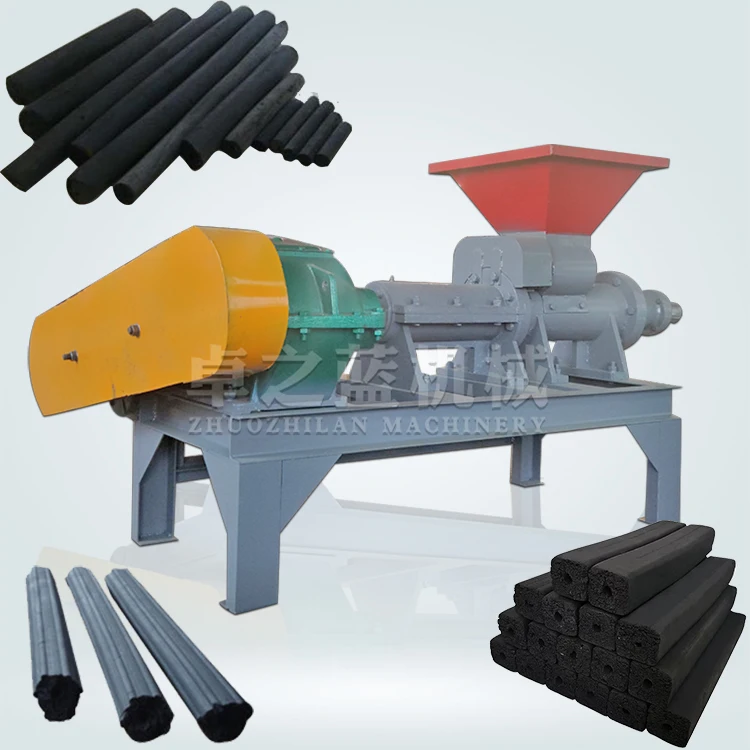blind sponge iron powder olive pomace greenhouse warming briquette press compressed lignite charcoal briquette production line