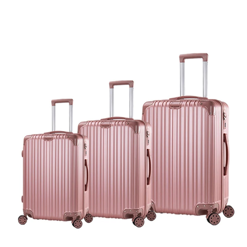 Unisex Luxury Custom Luggage Sets with TSA Latch ABS/PP/PC Spinner Caster Factory Direct Sales for Business Travel Personal Use