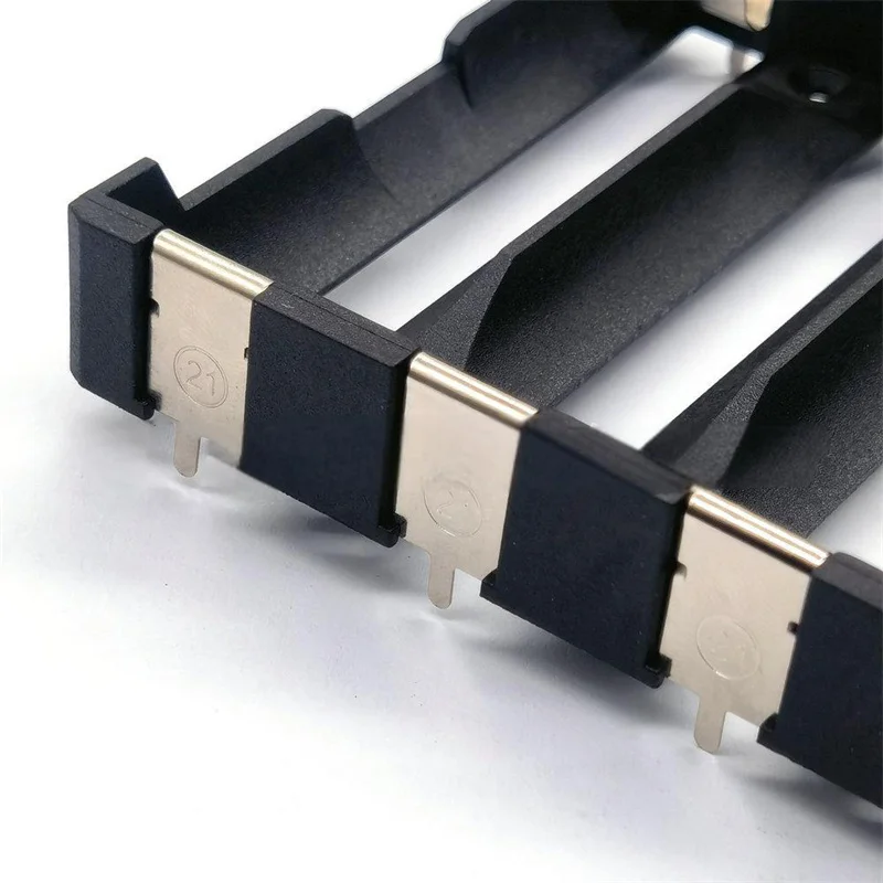 4 cells 21700 20700 battery holder 21700 battery case with punch pin battery storage box SMT SMD THM