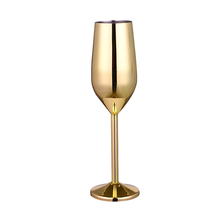 Stainless Steel Unbreakable Sparkling Champagne Goblet Wine Cup Mugs