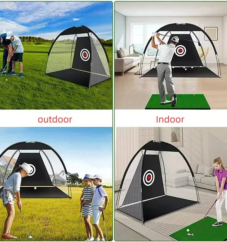 New Arrival 2024 Hot Sell Indoor Outdoor Portable Golf Practice Hitting Net Sport Games Golf Tent Wholesale Price