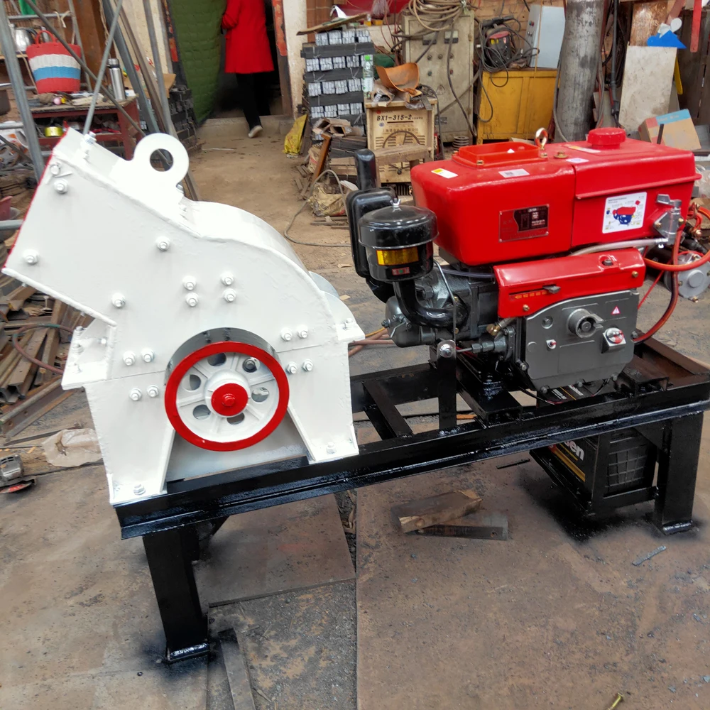 LESINTOR OEM ODM Powerful Multi-function industrial shredder rubber crusher machine Glass Stone crushing machine