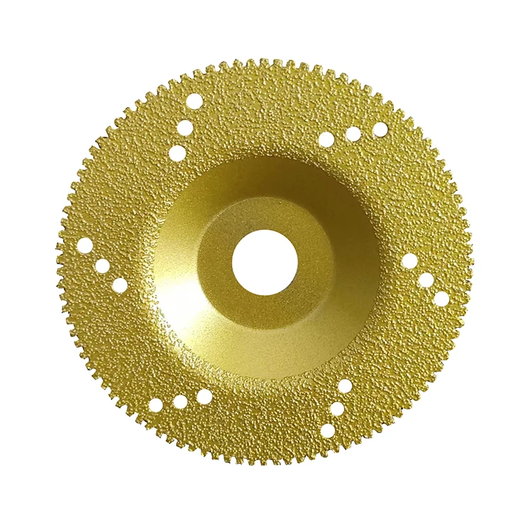 Power Tools Polishing Brazed Diamond Bowl Grinding Wheel Thickened Matrix Without Deformation