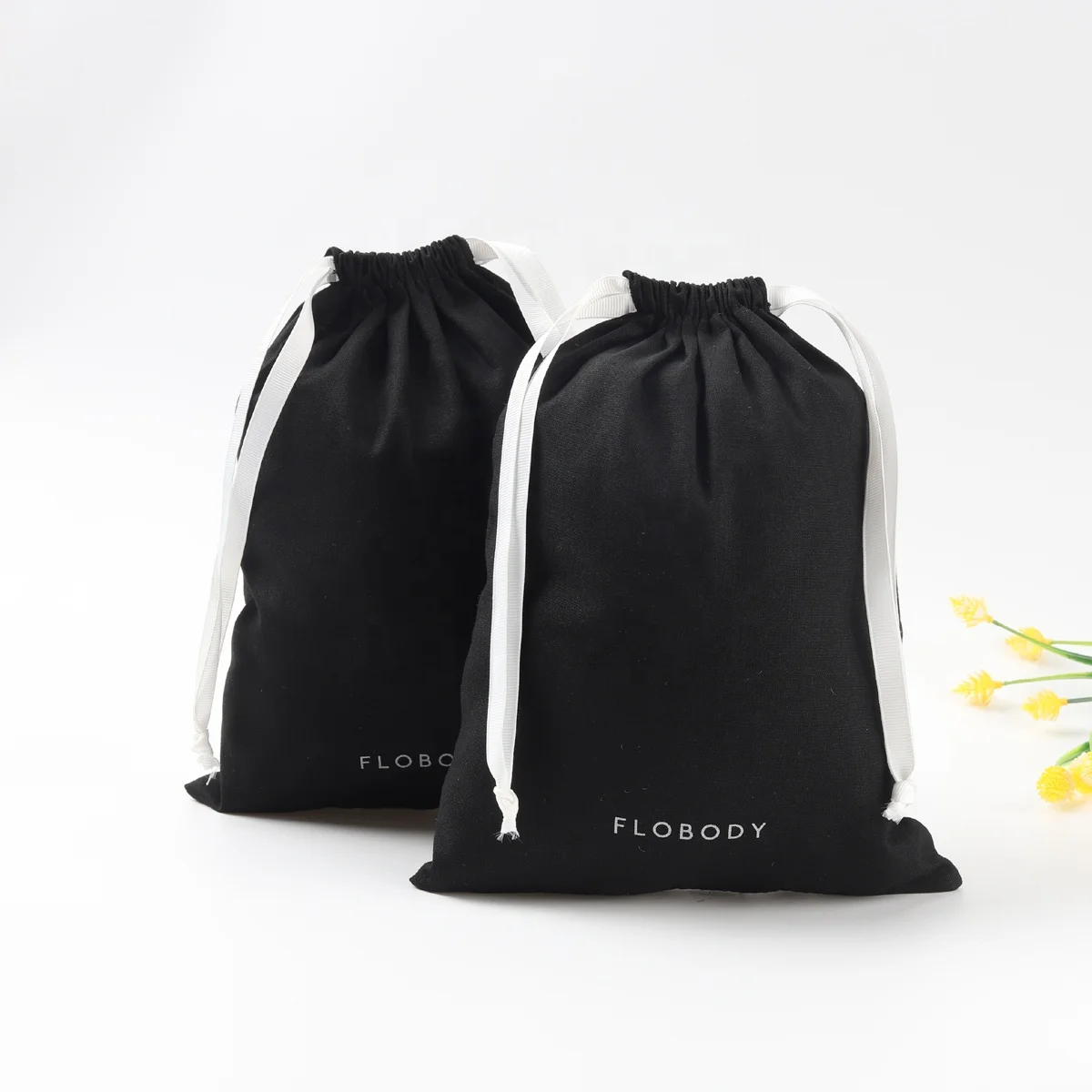 Promotion Gift Bag Organic Cotton Packaging Bag Muslin Drawstring Dust Shoes Bag