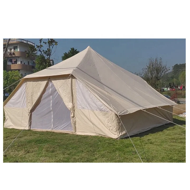 Thicker Oxford Canvas Tents Glamping Luxury Outdoor For Camping