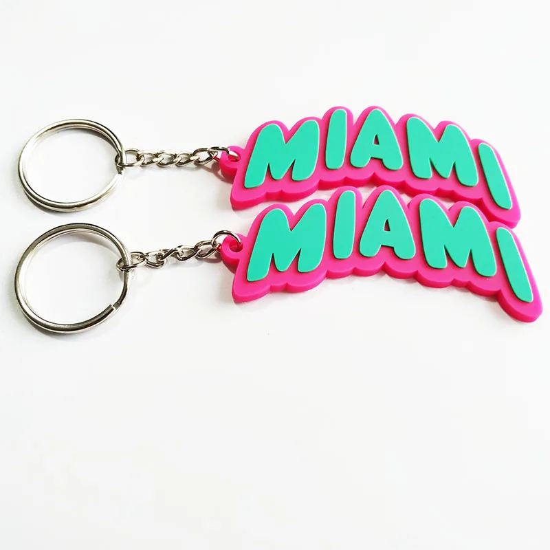 PVC Key Chain Manufacturer Wholesale Cheap Custom 2D 3D Silicon Rubber Soft PVC Keychain