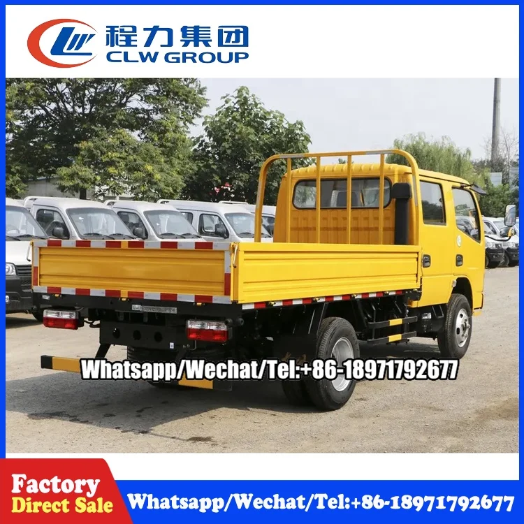 Дешевый грузовик Dongfeng Duck 4x2 3-тонный с двухрядной кабиной для продажи