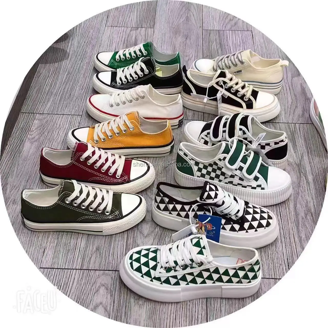 Good Quality High Top Canvas Trendy Shoes Women Casual Sneaker Shoes Lace Up Custom Logo Sneakers Canvas Shoes