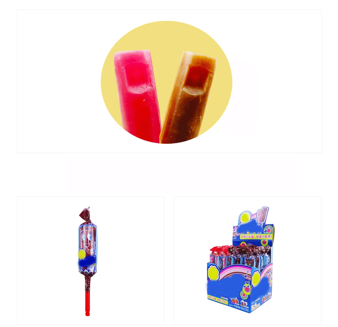 New product china toys supplier  whistle shape lollypop candy toy lollipop candy