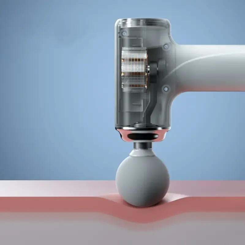 2024 Fascial Gun Portable Blood Circulation Massager Stick Vibration Wireless Battery Operated Handheld Body Massage Products