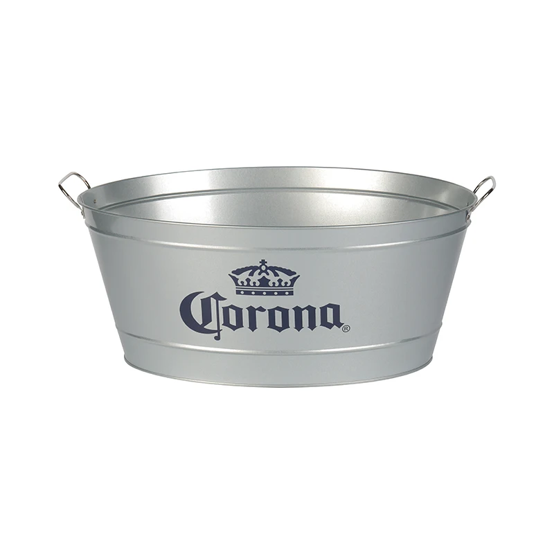 Hot Selling Wine Cooler Champagne Bucket Suppliers Beer Ice Bucket 5L Metal Ice Bucket with handle