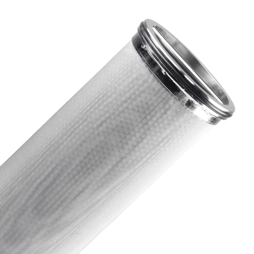 Factory supply 100 120 micron stainless steel mesh sieves Round Shape Weave Wire Mesh Filter Silencer pipe