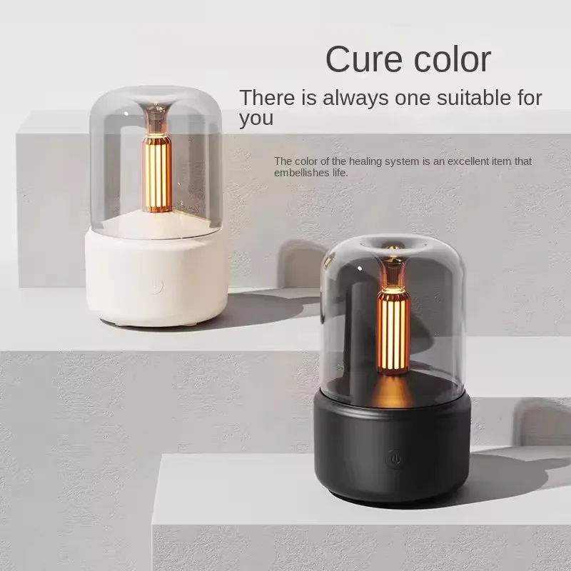 Portable Mini Aroma candle lamp aromatherapy machine usb household desktop atmosphere lamp small aromatherapy humidifier