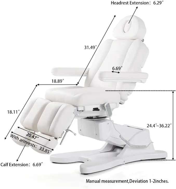 All Purpose 3 Motors Spa Bed Massage Dental Tattoo Chairs Treatment Table Aesthetic Chair Electric Facial Bed for Esthetician