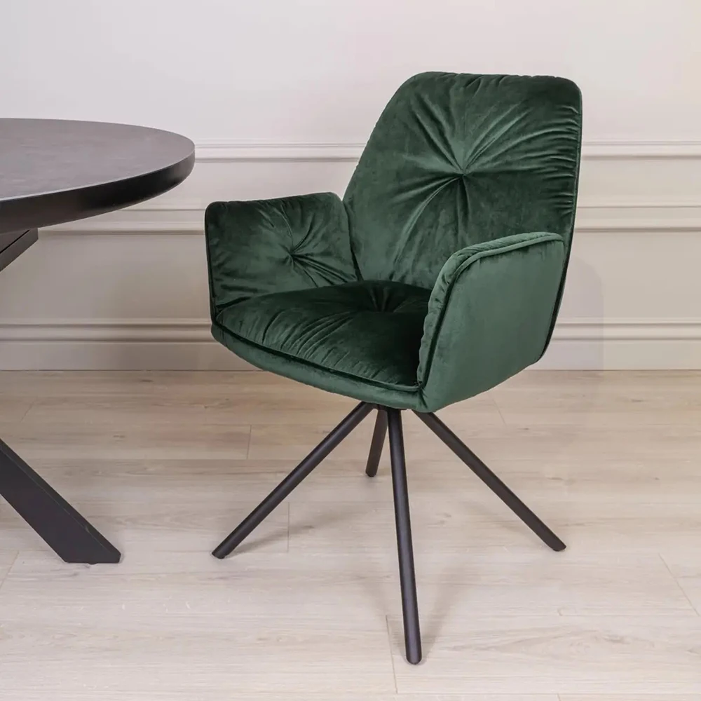 Горячая продажа Sillones современный стул для столовой желтый бархат металлические ножки кафе кресла Sillas Chaise Stoelen обеденные