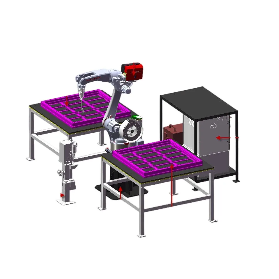 Сварочное оборудование фабричное производство нестандартных производства поддерживает настройку 6-9 оси рабочее место робота
