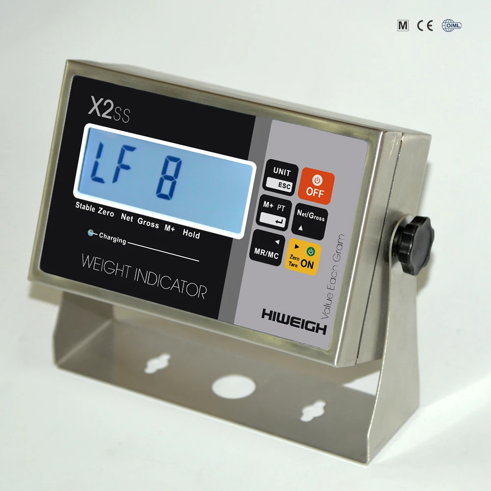 
X2SS Oiml Approved Digital Weighbridge Weighing Controller Indicator 