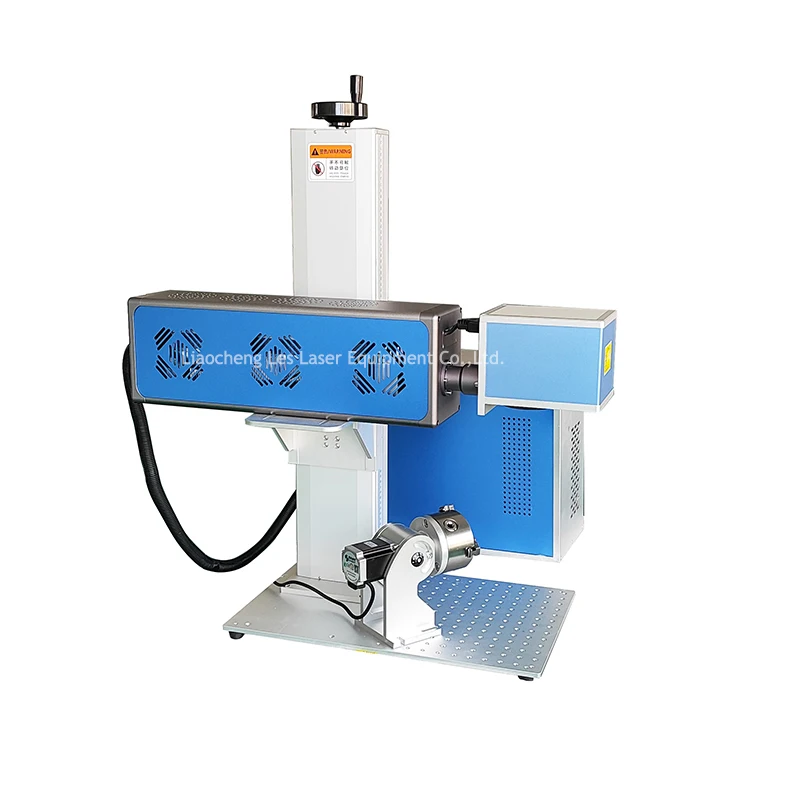CO2 Laser Marking Machine 30W-50W Range Small Business Advertising Supports BMP Format With Sino Galvo Wood Plastic Marking