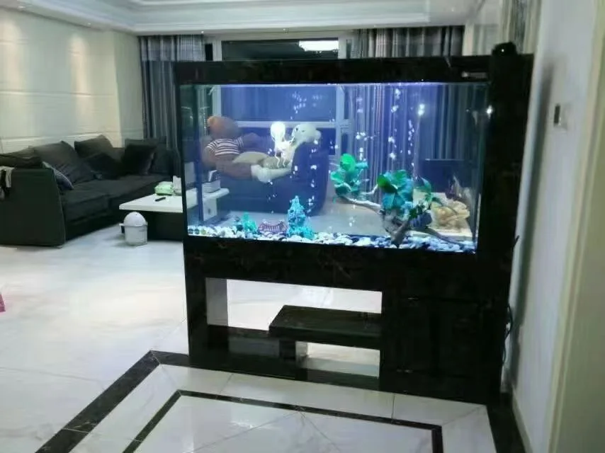 Tv Stand Aquarium Fiber Accessories Large Mini Big Wall Mounted Acrylic Decoration 200 Gallon Fish
