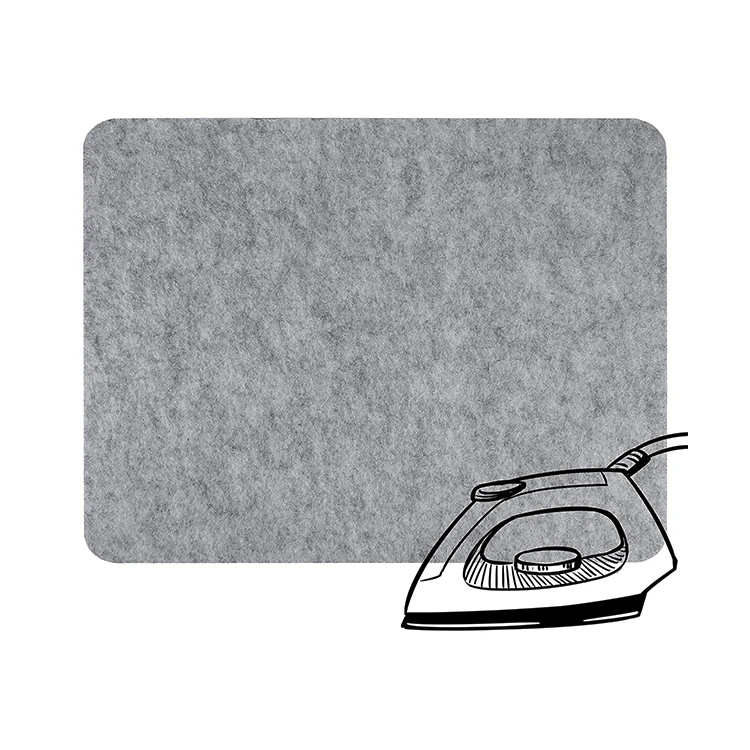 Hot selling 13.5 x 17' 17 x 24' wool ironing pressing mat for table ironing board cover