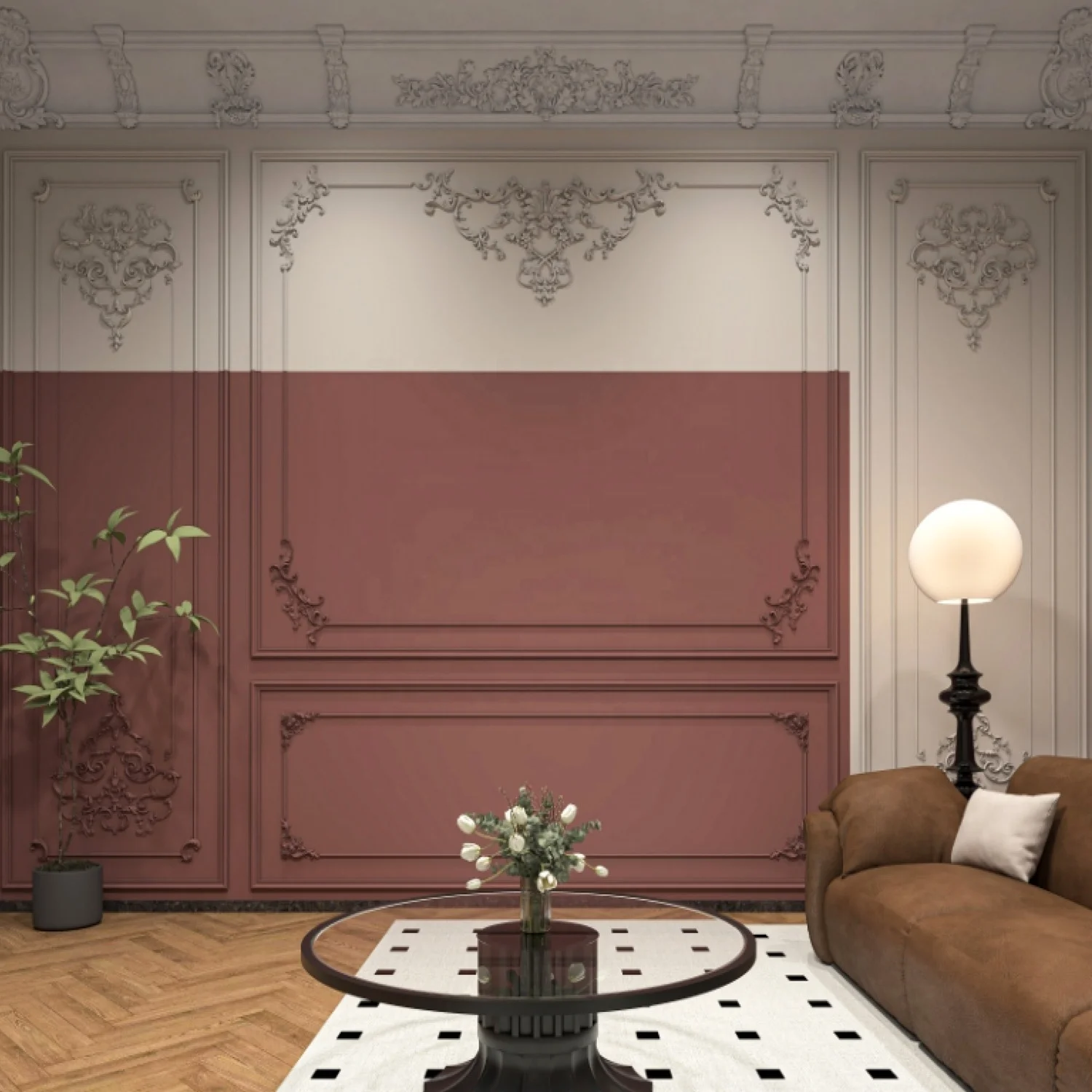 2024 Auuan High Quality Cheaper Price Luxury And Classic Design Style Polyurethane Material Decoration High Density
