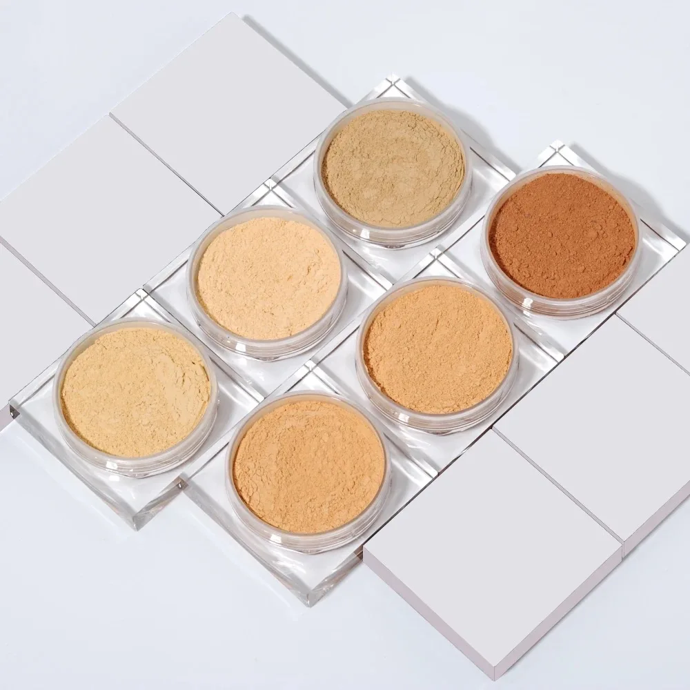 Private Label 11 Colors Oil Control Waterproof High Quality Face Makeup 30g Translucent Loose Setting Powder