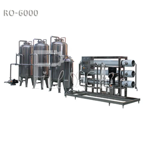 3000 / 5000 / 6000 / 8000 LPH Pure mineral Drinking water RO Reverse Osmosis purifier treatment machine / system