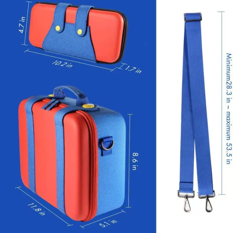 Large Capacity Custom EVA Video Game Case for Nintendo Switch Console Accessories Storage Pouch