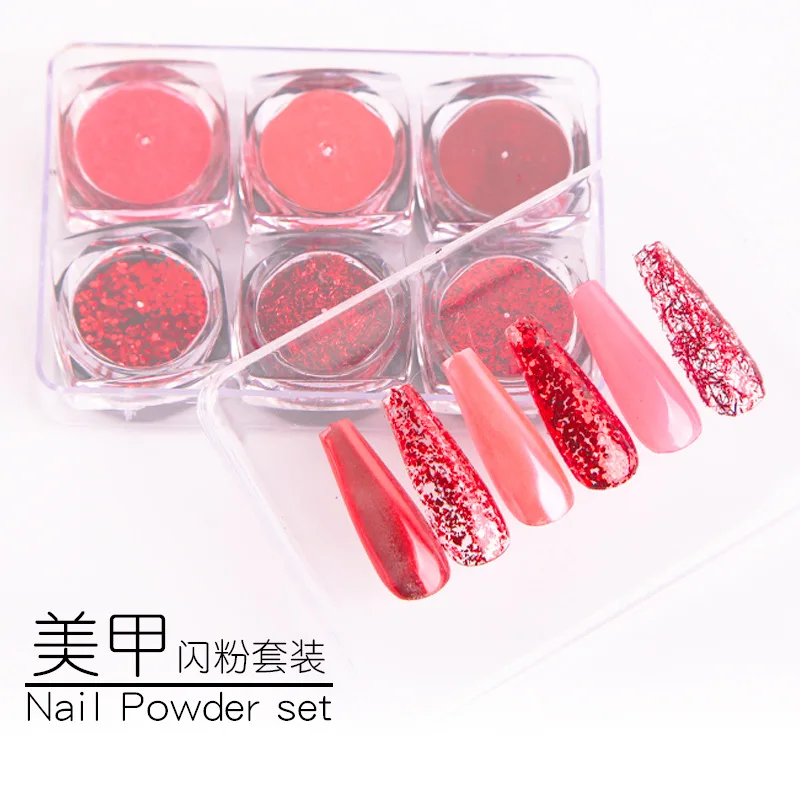 2024 Glow-in-the-dark color phosphor popular super bright nail powder