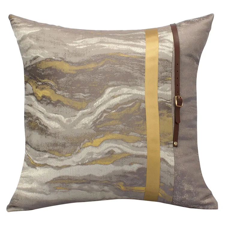 
Top Grade Belt Buckle Decor Car Seat Back Pillow Covers 