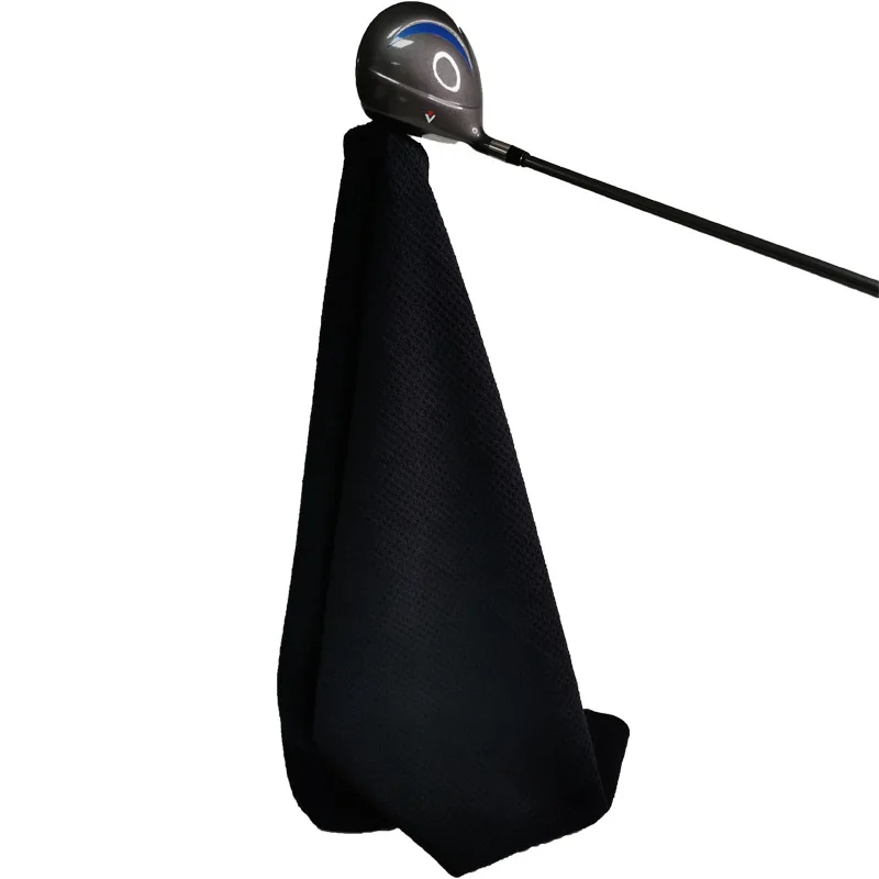 Huiyi Factory wholesale Custom Magnetic golf ball towel Professional system magnetic golf towel custom logo