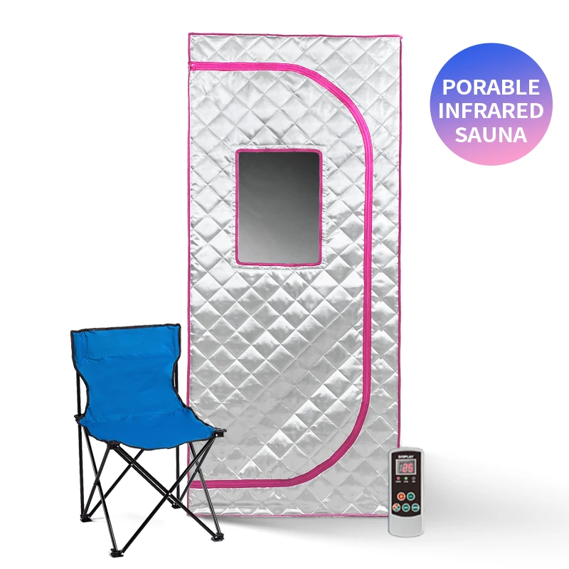 New Design Home Use Far Infrared Portable Sauna Tent Foldable Full-Body Sauna Wholesale Wet Spa Sauna Room
