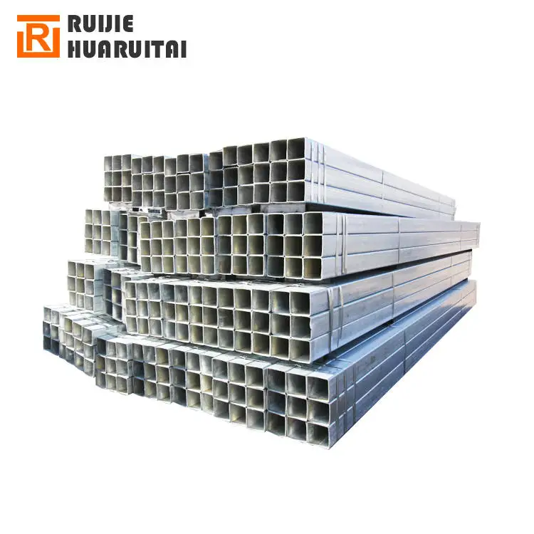 40x40 steel square pipe galvanised square tube rectangular steel tubing weight of ms square pipe