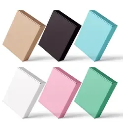 Factory wholesale small custom box pink kraft paper packaging gift box corrugated cardboard small boxes for products
