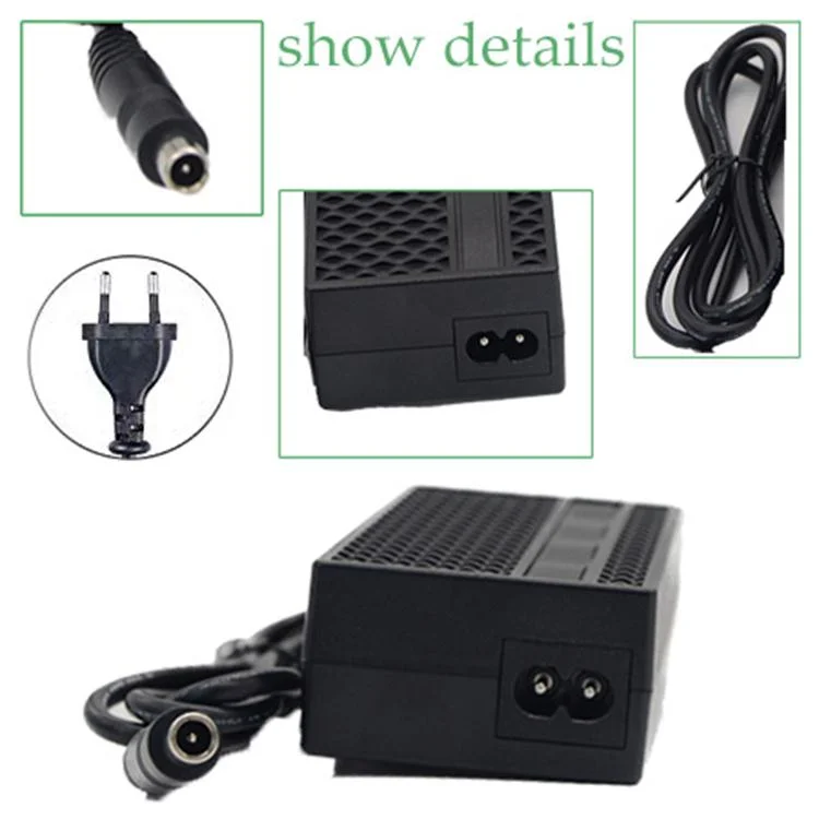 Intelligent Power CE FCC KC Certification 42V 2A Li ion Battery Charger For Lime Scooter 36V Battery