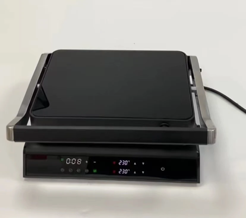 New Digital with setting program multi - functional 2000W Contact Grill electric grill bbq with detachable plate