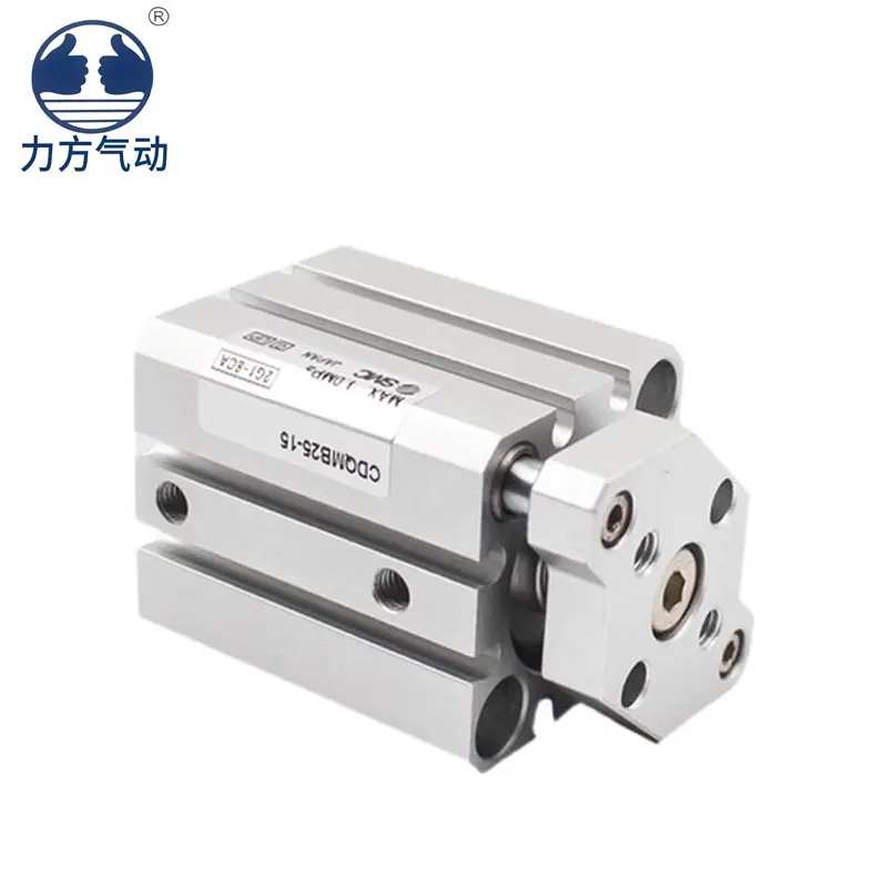 SMC cylinder CQMB50/CDQMB50 series double acting hydraulic piston compact thin cylinder