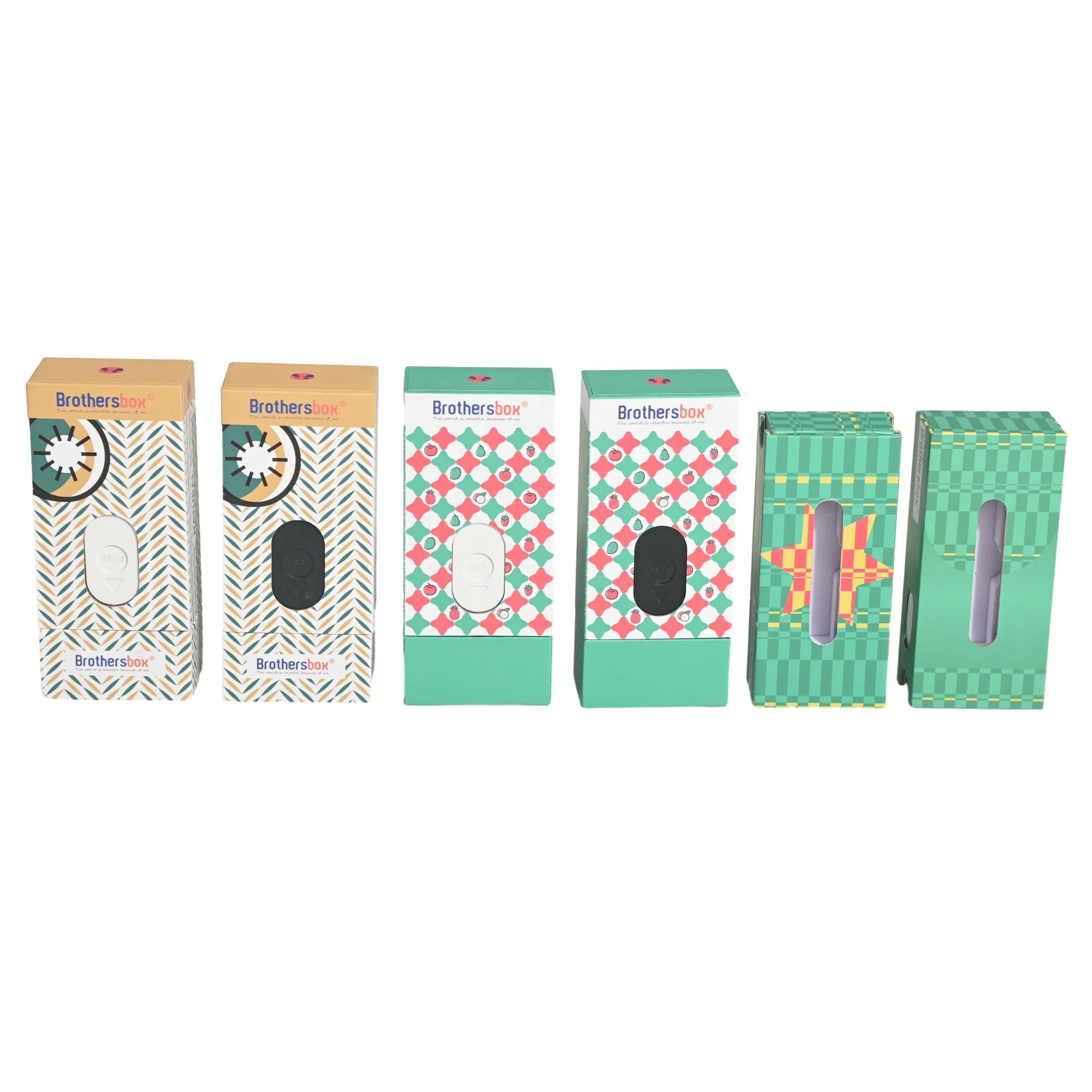 Cartridge Packaging Box Child Resistant Box Child Lock Bottom Paper Box