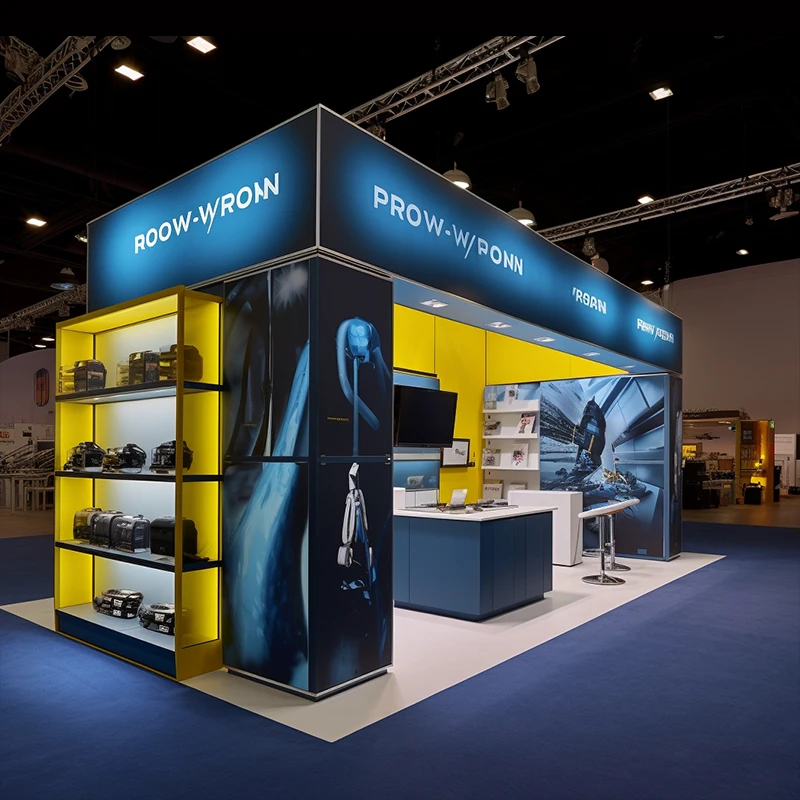 10x20 Trade Show Aluminium Modular Free Standing Fabric Light Box Booth Video Event Display