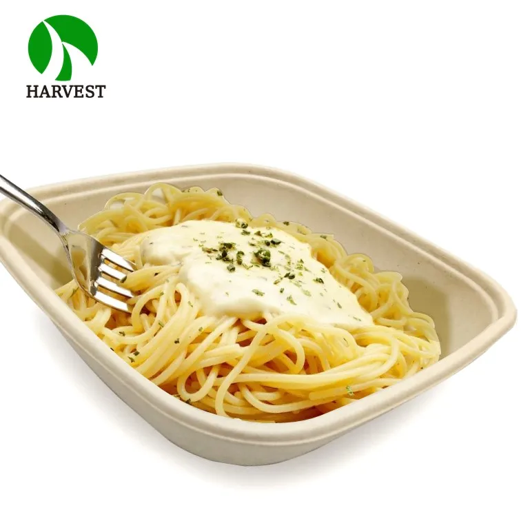 
Disposable Biodegradable Microwavable Bagasse Takeout Food Container  (1600116093033)