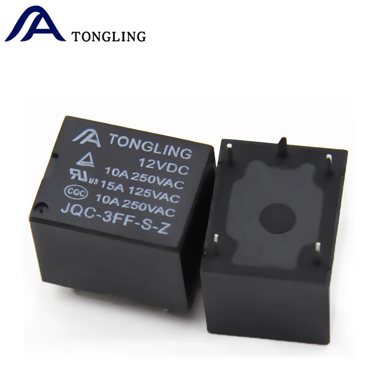 Miniature Relay Type JQC-3F T73  5 Pin 12V Relays For Pcb