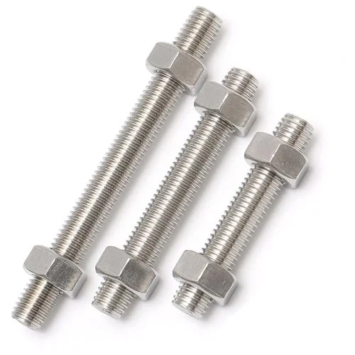 Фабрика OEM Inconel 600 718 UNS N06600 N07718 Incoloy 800 A286 отожженный раствор яркий резьбовой стержень болт